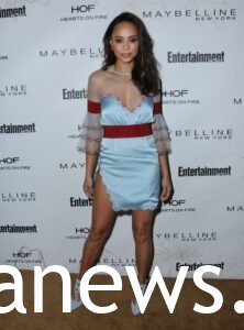 Amber Stevens West looks nice