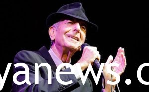 Leonard Cohen singing