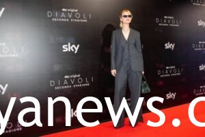Clara Rosager at the red carpet