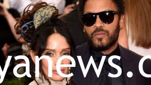 Lisa Bonet and Lenny Kravitz