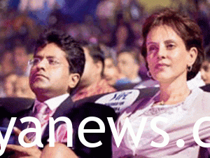 Minal Modi and Lalit Modi