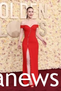 Rachel Brosnahan at the 2023 Golden Globes