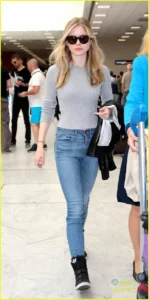 Erin Moriarty in casual look