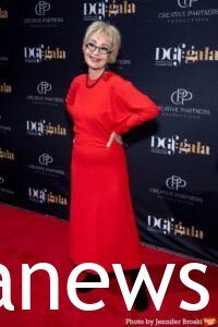 Annie Potts in red
