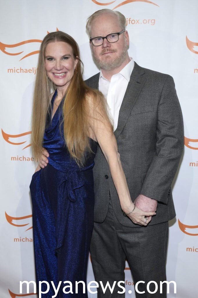 Jim Gaffigan and his wife