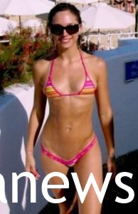 shania twain in a nice bikini