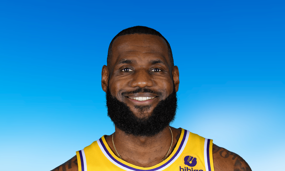 LeBron James looks nice