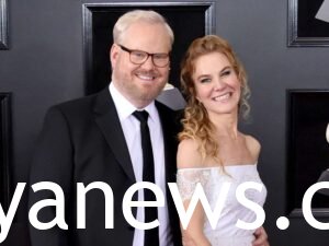 Jim Gaffigan and his wife looks nice