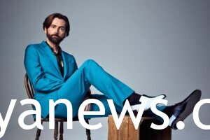 David Tennant in a power suit