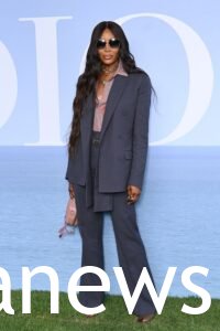 Naomi Campbell in a nice pantsuit