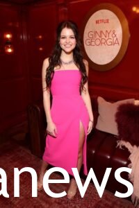 Sara Waisglass in a pink gown