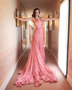Ana de Armas Hot Dresses pink