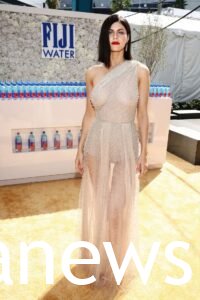 Alexandra Daddario nude dress