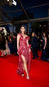 Hottest High Slit Dresses by Diana Penty: cute in red 