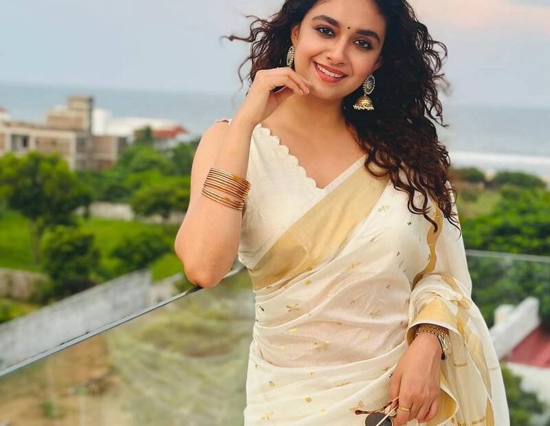 Keerthy Suresh looks beautiful