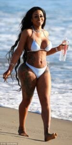 Blac Chyna Bikini:hot and sexy