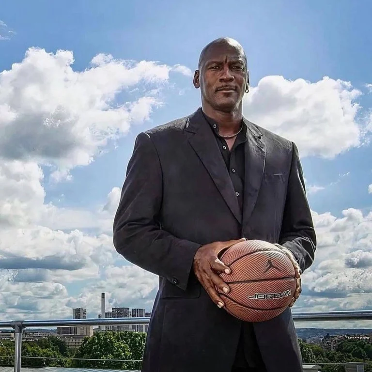 Michael Jordan looking nice