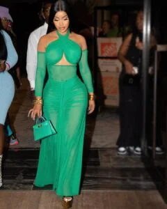 Twists And Curves! Cardi B in 7 Hottest Dresses of All Times 5 Twists And Curves! Cardi B in 7 Hottest Dresses of All Times Cardi B Dress: Sexy green gown hot