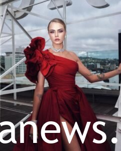 Cara Delevingne Dresses high slit