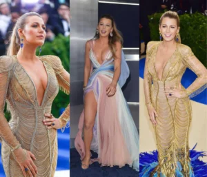 sexy dress Blake Lively Nude Dresses
