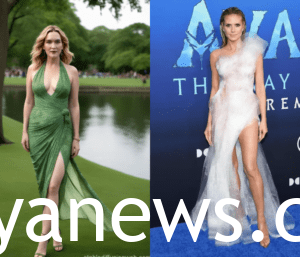 Kate Winslet Fashion sexy high slit
