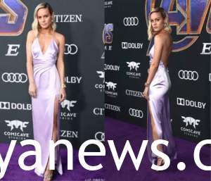 sexy Brie Larson Dress