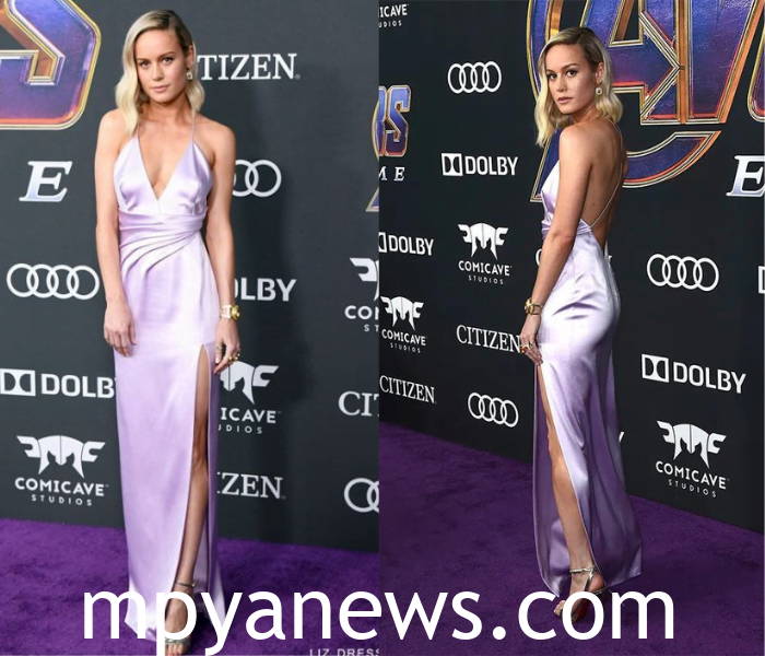sexy Brie Larson Dress