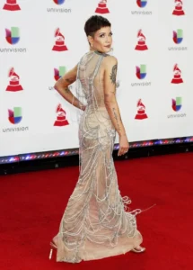 Halsey Nude Dresses sexy 