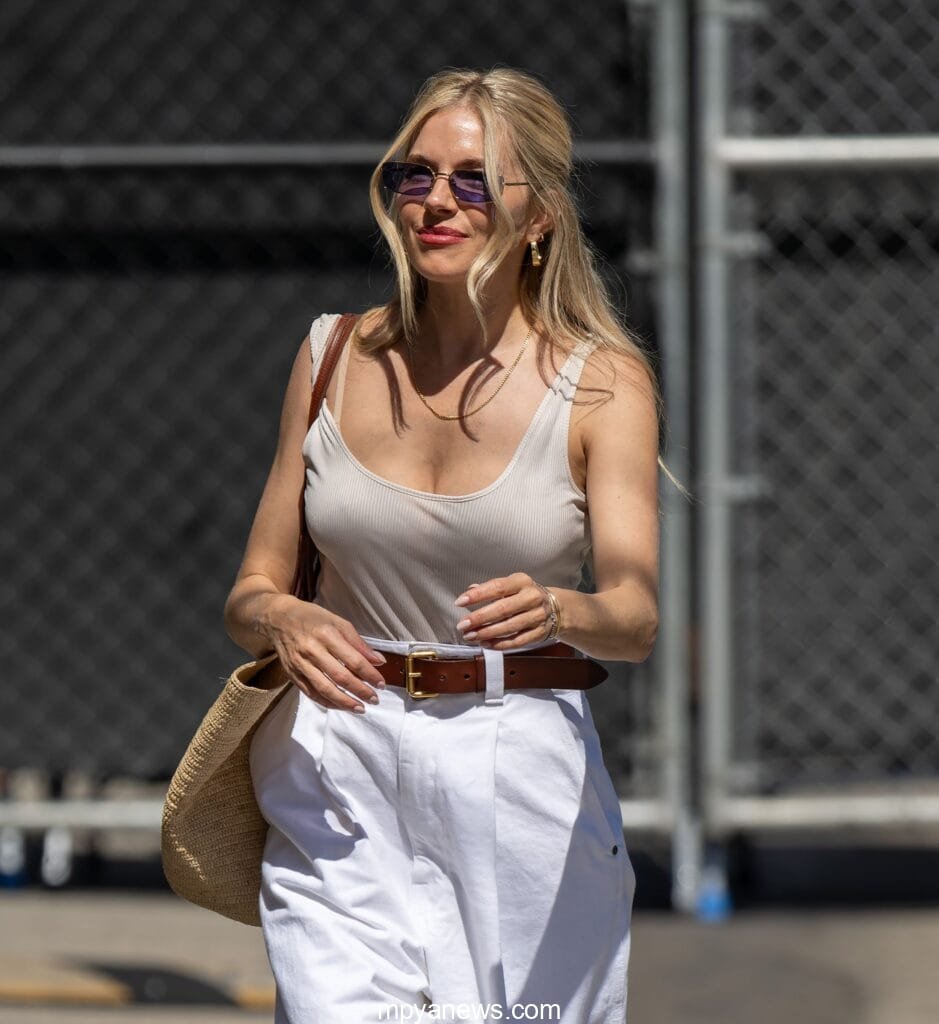 Sienna Miller: on a perfect heat wave