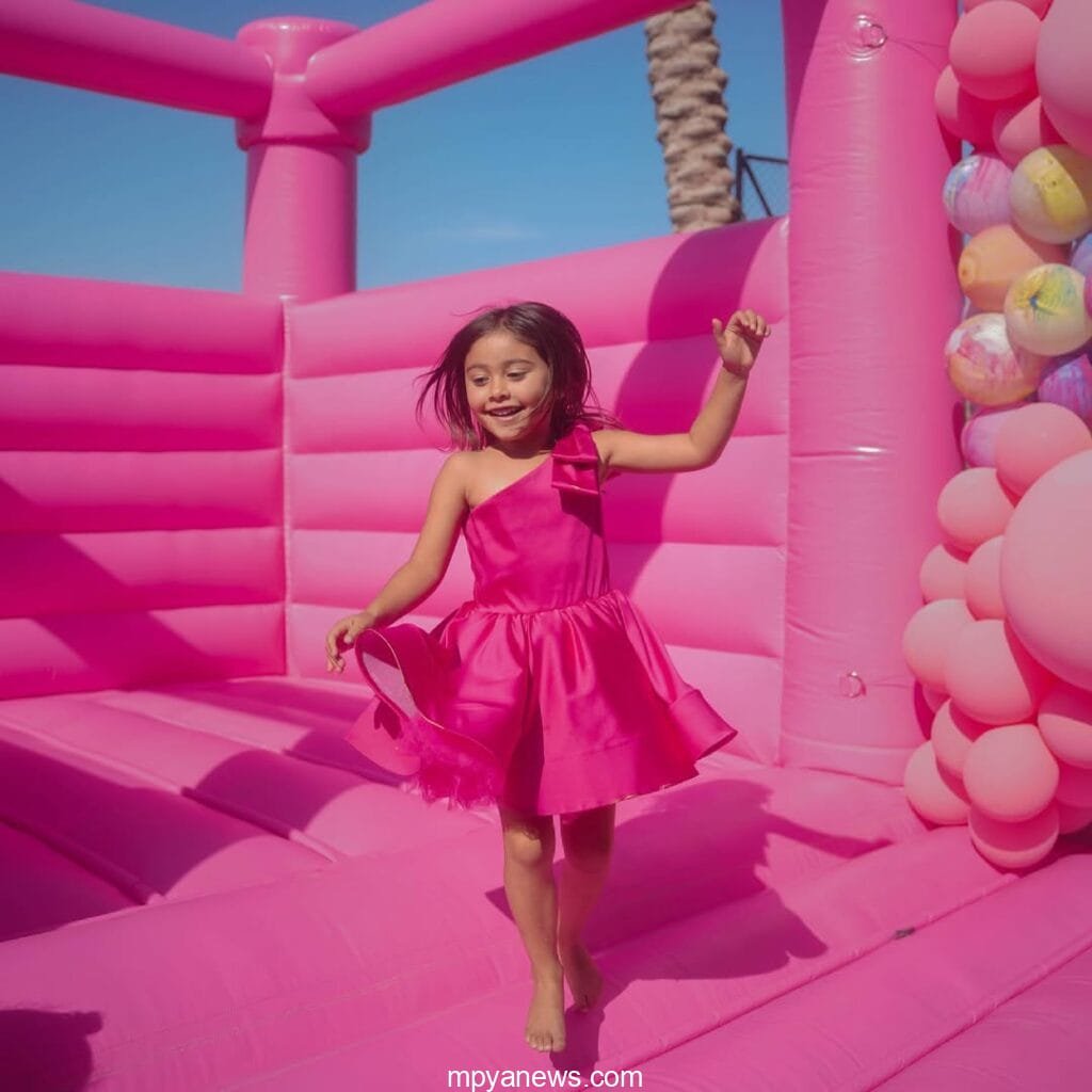 Elle Lively McBroom: o a pink dress