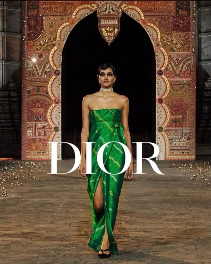 Neelam Gill Dress:in a green dress