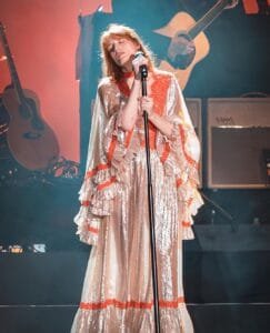 Florence Welch Fashion:on tall dress outfit