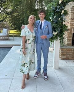 Stacey Solomon fashion: looking good on a tall dress
