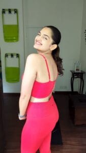 Tara Alisha Berry hot red bikini