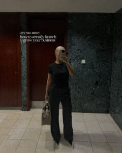 Grace Beverley Fashion: in a black fashion