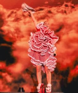  Anne-Marie Dress: in a little short dress