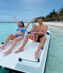  Charlotte Crosby Bikini: on ablue bikini
