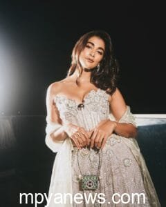 Pooja Hegde With High Slit Dress: cool,and funcy