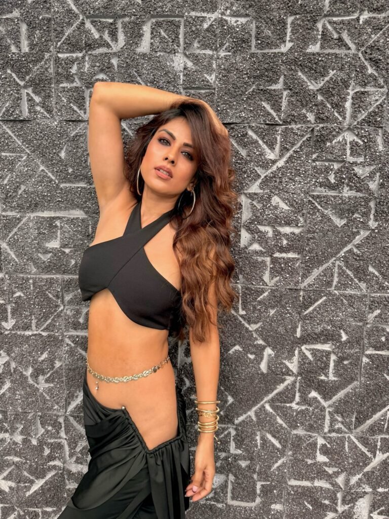 Nia Sharma Fashion! 7 Times She wore Hot Crop Tops 95 Nia Sharma Fashion! 7 Times She wore Hot Crop Tops hot black top by Nia Sharma Fashion