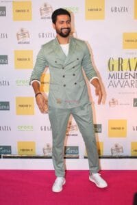 Vicky Kaushal; stylish red carpet looks