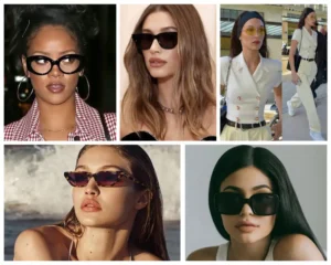 Celebrity-inspired Sunglasses Trends: black