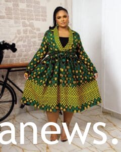 Ankara Celebrity Styles 2024: dress