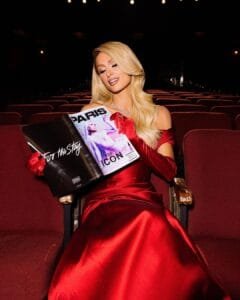 Paris Hilton Net Worth in 2025:charming in red