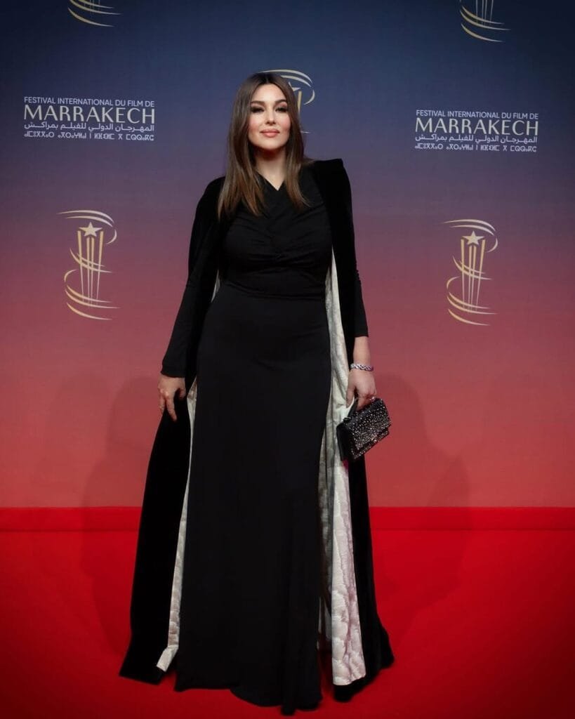 Monica Bellucci dress:in black