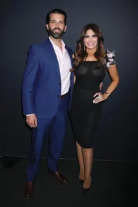Donald Trump jr and Kimberly:looking classic