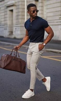 Casual Outfit Ideas For Men Over 3O:in black and white