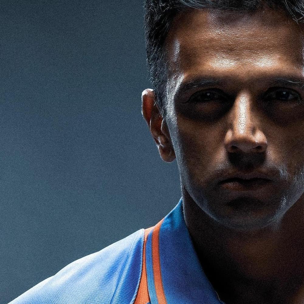Rahul Dravid:loooking good