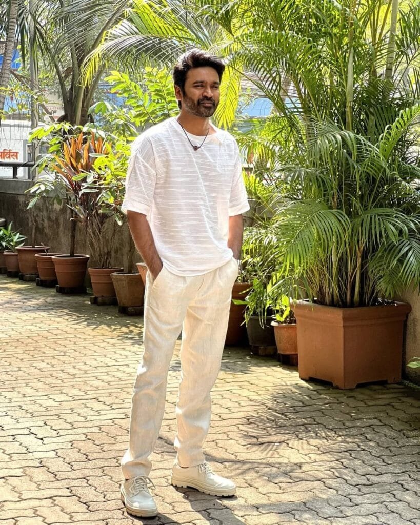 Dhanush net worth and source of income:in casual look