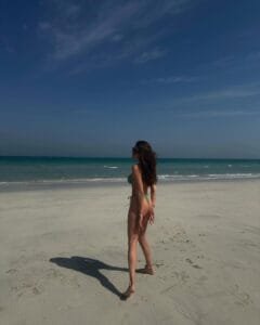 Francesca Sofia Novello Bikini:charming look