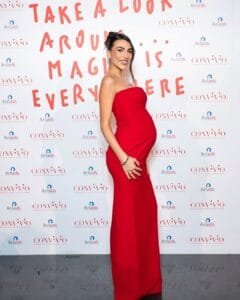 Giulia Salemi red carpet dresses: hot in red dress